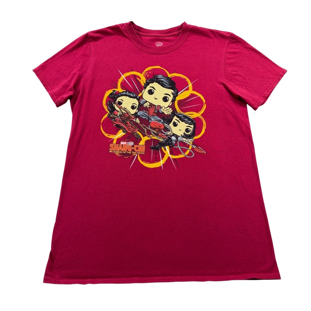 Funko‎ Pop Marvel Shang-Chi Graphic T-Shirt Men's M Red Tee